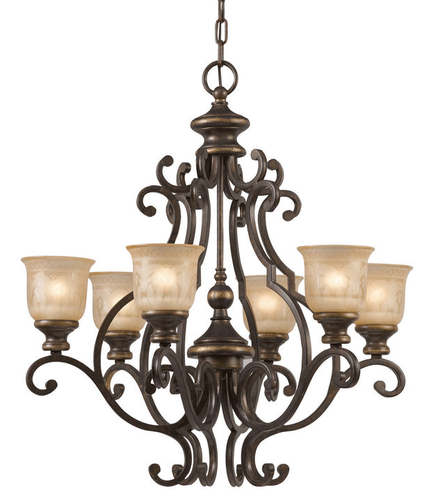 Norwalk Chandelier by Crystorama