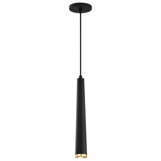 Buy matte-black-brushed-brass Melrose Outdoor (Damp) Pendant by Nuvo Lighting