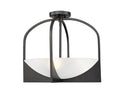 Devon Outdoor (Damp) Semi-Flush Mount Ceiling Light by Z-Lite