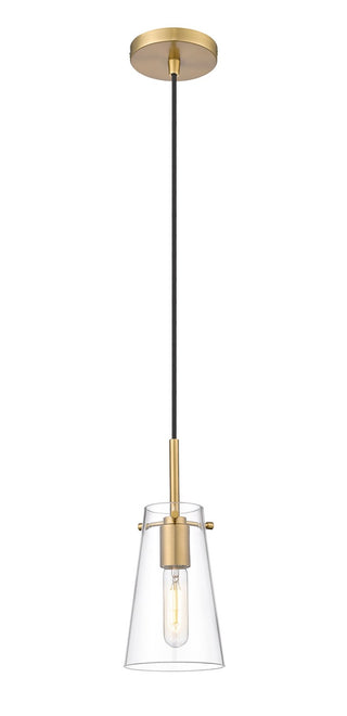 Buy modern-gold-with-clear-glass-and-clear-shade Kira Pendant by Z-Lite
