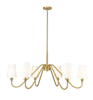 Buy modern-gold-with-white-glass Gianna Outdoor (Damp) Chandelier by Z-Lite