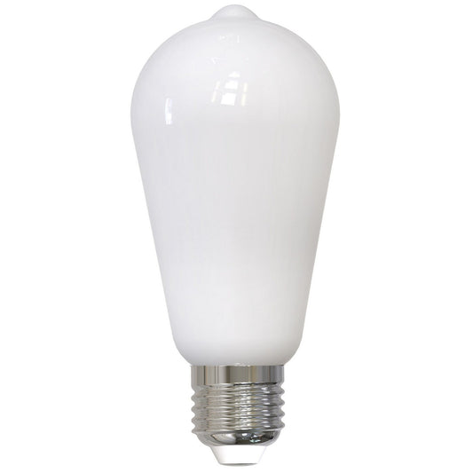 Antique 9 Watt (75 Watt Equivalent) E26 Medium ST18 120V LED 1800k Light Bulb by Bulbrite