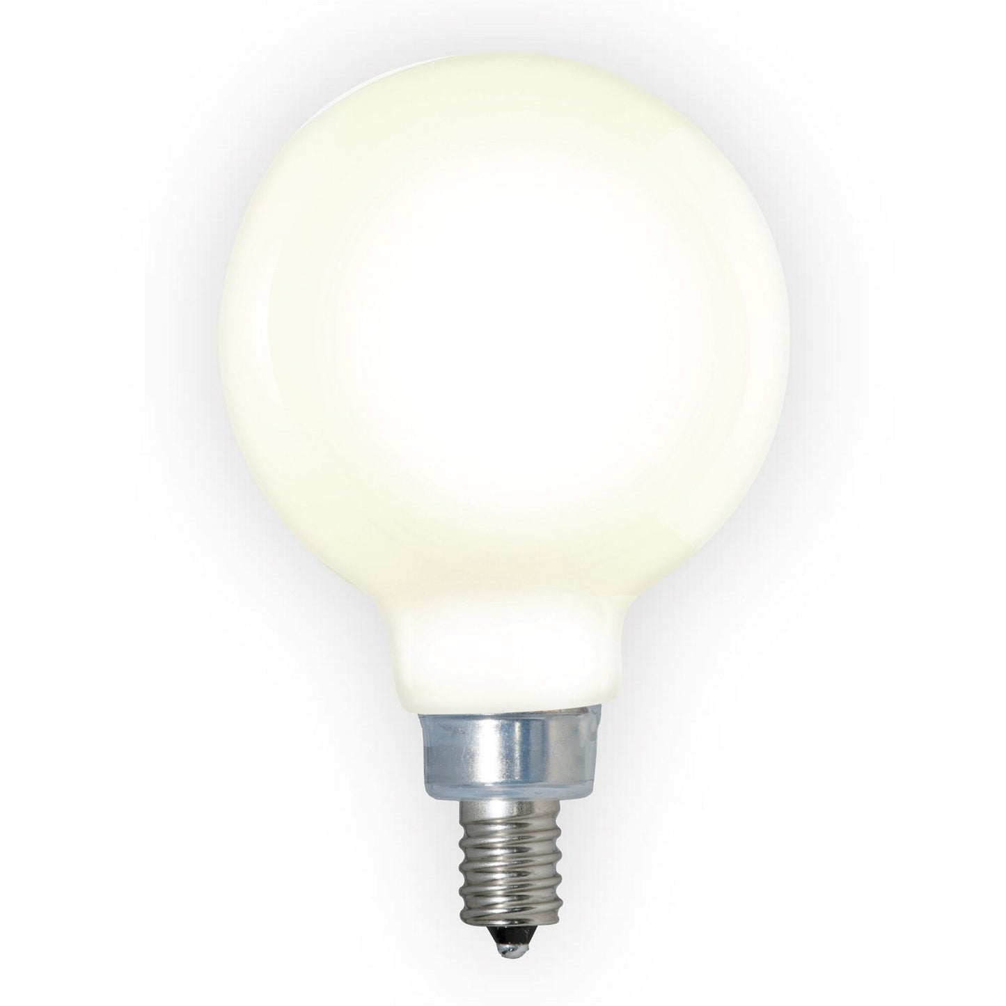 Globe 4 Watt (40 Watt Equivalent) E12 Candelabra G16 120V LED 3000k Light Bulb by Bulbrite