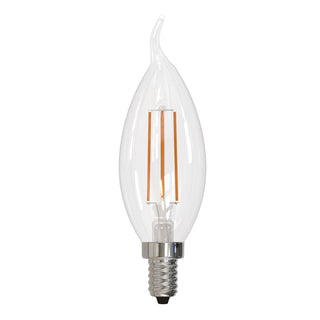 Flame Tip 5 Watt E12 CA10 120.00V 2700k Light Bulb by Bulbrite
