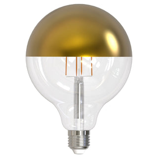 Buy half-gold Globe 6 Watt E26 G40 120V 2700k Light Bulb by Bulbrite