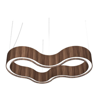 Buy american-walnut Organic Outdoor (Damp) Pendant by Accord Lighting