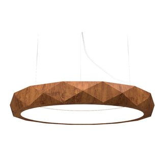 Buy imbuia Facet Outdoor (Damp) Pendant by Accord Lighting