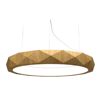 Buy louro-freijo Facet Outdoor (Damp) Pendant by Accord Lighting