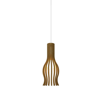 Buy louro-freijo-and-beige-tan-shade Balloon Outdoor (Damp) Pendant by Accord Lighting