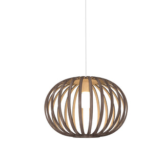 Buy american-walnut Balloon Outdoor (Damp) Pendant by Accord Lighting