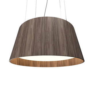 Buy american-walnut Conical Outdoor (Damp) Pendant by Accord Lighting