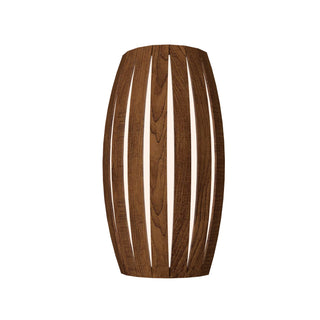 Buy imbuia Barrel Outdoor (Damp) Wall Lamp by Accord Lighting