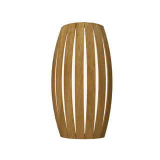 Buy louro-freijo Barrel Outdoor (Damp) Wall Lamp by Accord Lighting