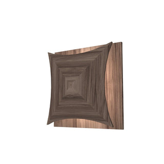 Buy american-walnut Facet Outdoor (Damp) Wall Lamp by Accord Lighting