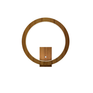 Buy teak-and-woven-natural-shade Frame Outdoor (Damp) Wall Lamp by Accord Lighting