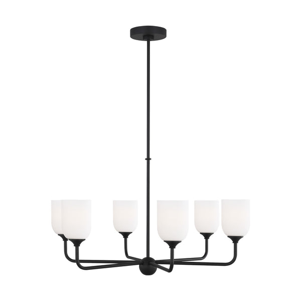 Emile Outdoor (Damp) Chandelier by Generation Lighting