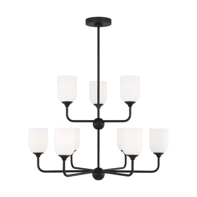 Emile Outdoor (Damp) Chandelier by Generation Lighting