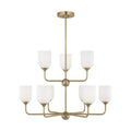 Emile Outdoor (Damp) Chandelier by Generation Lighting