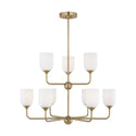 Emile Outdoor (Damp) Chandelier by Generation Lighting