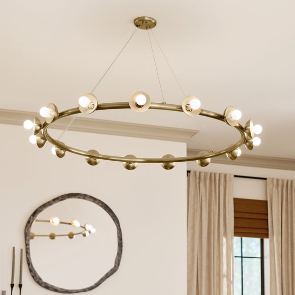 Kichler - 52644CPZ - 15 Light Chandelier - Palta - Champagne Bronze from Lighting & Bulbs Unlimited in Charlotte, NC