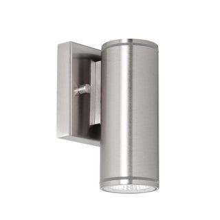 Buy satin-nickel-with-textured-grey-aluminum-glass-and-silver-gray-shade Beverly Outdoor (Wet) Wall Lanterns by AFX Lighting