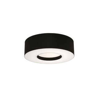 Buy black-with-black-lumafuse-glass-and-black-shade Montclair Outdoor (Damp) Flush Mount Ceiling Light by AFX Lighting