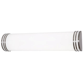 Buy satin-nickel-and-white-shade Palmer Vanity by AFX Lighting