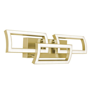 Buy gold-and-white-shade Sia Linear Vanity by AFX Lighting