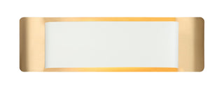 Buy white-aged-gold-brass Kumilo Sconce by Matteo Lighting