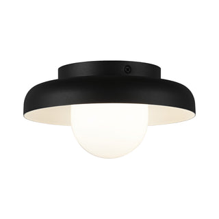 Buy matte-black Creston Ceiling Mount Light by Matteo Lighting