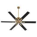 Zeus Outdoor (Damp) Ceiling Fan by Quorum