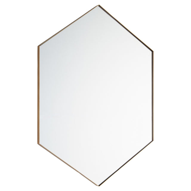 Hexagon Mirrors Outdoor (Damp) Mirror by Quorum