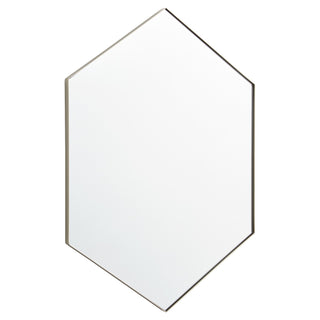 Buy silver-finished Hexagon Mirrors Outdoor (Damp) Mirror by Quorum