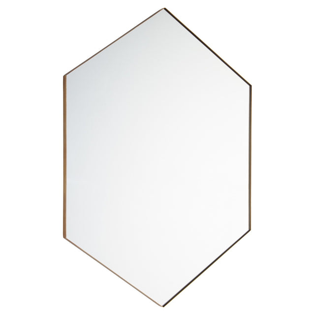 Hexagon Mirrors Outdoor (Damp) Mirror by Quorum