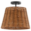 Robinson Outdoor (Damp) Semi-Flush Mount Ceiling Light by Quorum