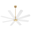 Rosales Outdoor (Damp) Ceiling Fan with Light by Quorum