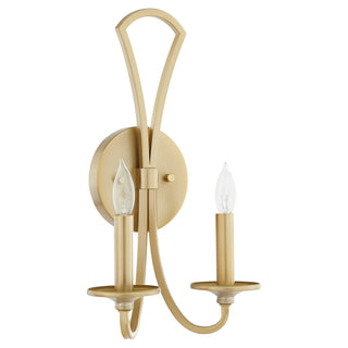 Buy aged-brass Maryse Outdoor (Damp) Sconce by Quorum