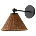 Wicker Outdoor (Damp) Sconce by Quorum