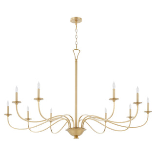 Buy aged-brass Maryse Outdoor (Damp) Chandelier by Quorum