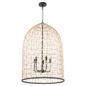 Rattan Outdoor (Damp) Pendant by Quorum