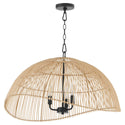 Rattan Outdoor (Damp) Pendant by Quorum