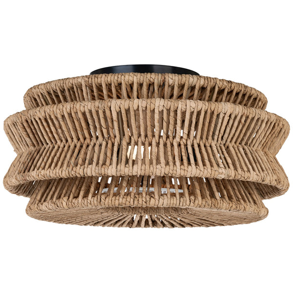 Antigua Outdoor (Damp) Flush Mount Ceiling Light by Visual Comfort Signature