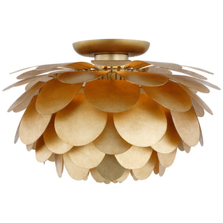 Cynara Outdoor (Damp) Flush Mount Ceiling Light by Visual Comfort Signature