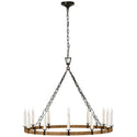 Darlana Wrapped Outdoor (Damp) Chandelier by Visual Comfort Signature