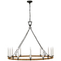 Darlana Wrapped Outdoor (Damp) Chandelier by Visual Comfort Signature