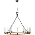 Darlana Wrapped Outdoor (Damp) Chandelier by Visual Comfort Signature