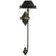 Bronze and Hand-Rubbed Antique Brass with Bronze Glass and Metal Shade