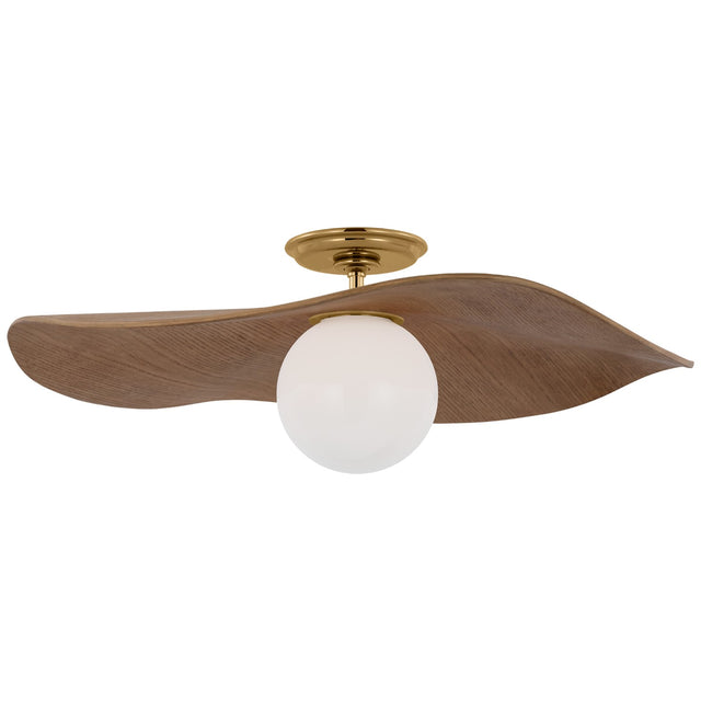 Mahalo Outdoor (Damp) Semi-Flush Mount Ceiling Light by Visual Comfort Signature