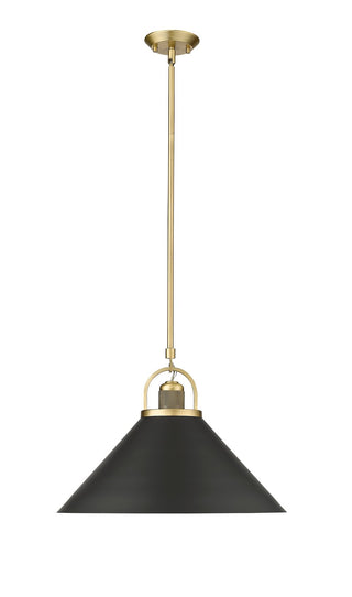 Buy vintage-brass-matte-black Artistan Pendant by Millennium