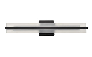 Buy matte-black-with-acrylic-glass Troy Vanity by Millennium